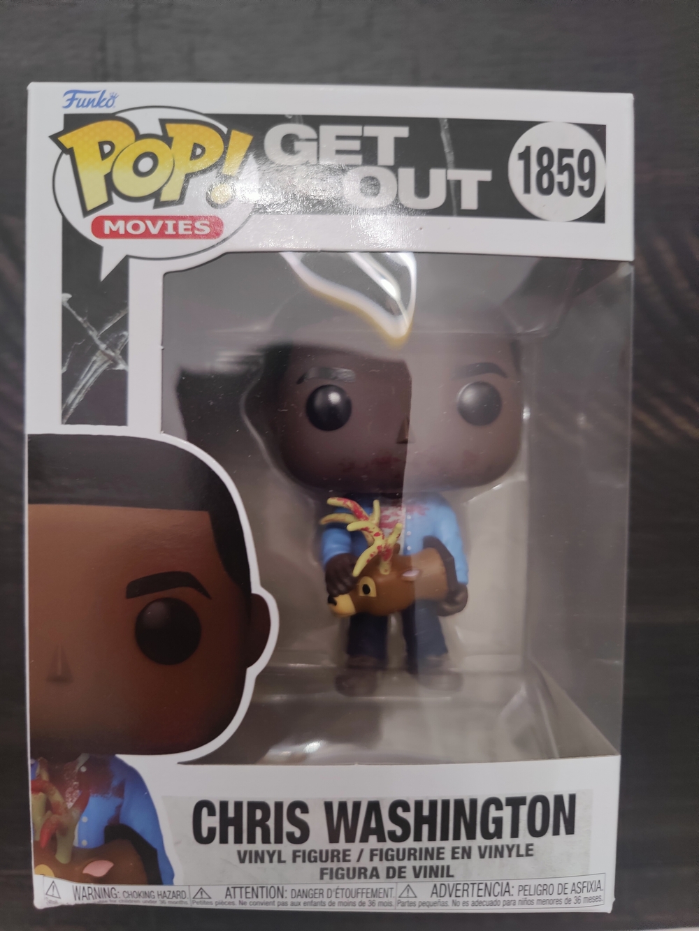 NWT Funko Pop! Movies Chris Washington #1859 - Brown, Blue